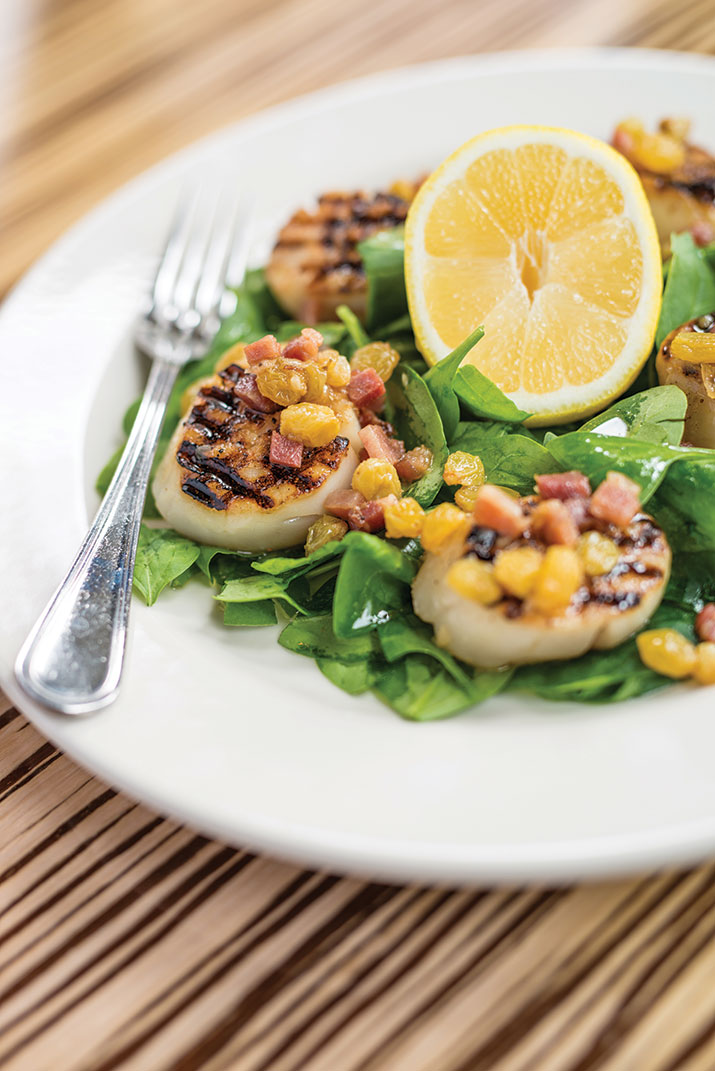 Grilled Roasted Sea Scallops