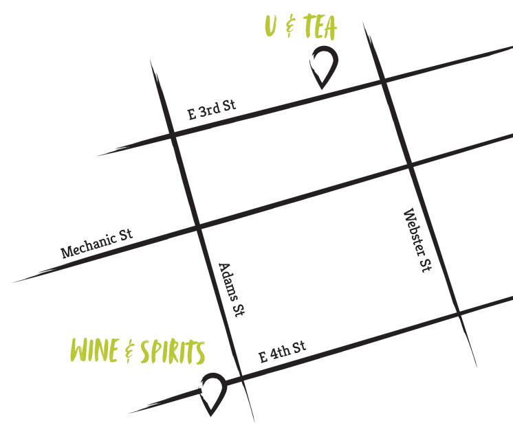 U&Tea Map