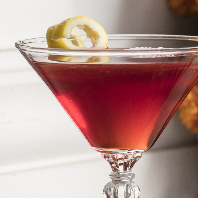Pom-Fig Martini from The Brick Tavern Inn